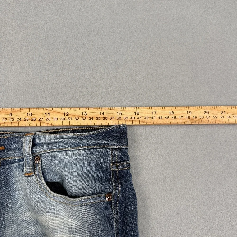 Southpole Flare Jeans Womens Sz‎ 9 Y2K Low Rise Bootcut Stretch Denim Front Fade